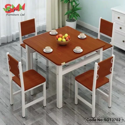 steel dining table