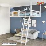 Wall-Mounted Iron Loft Bed
