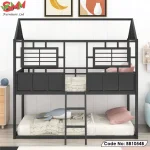 Kids Friendly Bunk Bed with Safety Features