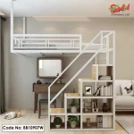 Heavy-Duty Metal Loft Bed for Small Spaces