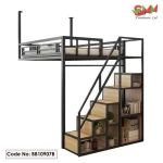 Heavy-Duty Metal Loft Bed for Small Spaces