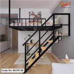 Iron Wall-Mounted Loft Bed Modern
