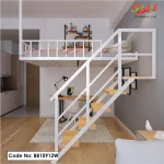 Iron Wall-Mounted Loft Bed – Modern & Space-Saving