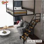 Heavy Duty Dormitory Apartment Loft Bunk Bed