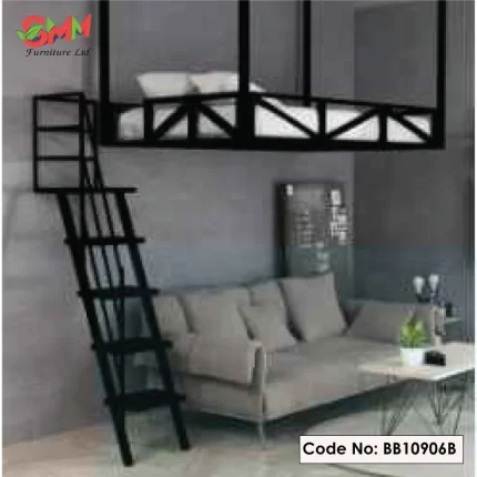 Small Apartment Hanging Iron Bed – Overhead Space Saver