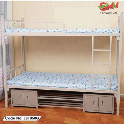 Space-Saving Bunk Bed with Storage Solutions