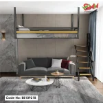 Steel Ceiling-Mounted Loft Bunk Bed