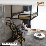 Steel Ceiling-Mounted Loft Bunk Bed