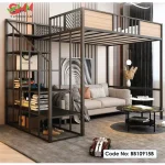 Modern Metal Loft Bunk Bed