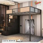 Modern Metal Loft Bunk Bed