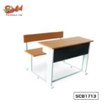 Mild Steel School Dual Desk Bench | SCB1713