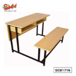 Modern School Dual Desk | SCB1716
