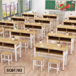Wooden Rectangular Student Desk