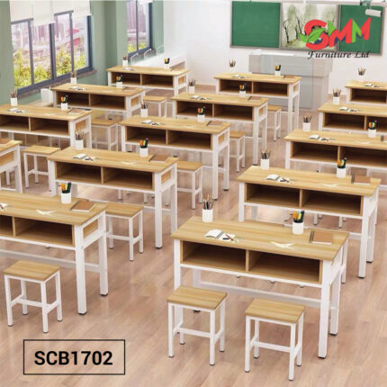 Wooden Rectangular Student Desk