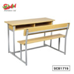 Modern Mild Steel School Dual Desk