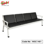 Stainless Steel Waiting Chair with Comfortable Seating