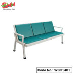 Stainless Steel Waiting Chair with Comfortable Seating