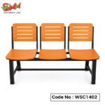 Stainless Steel Waiting Chair with Comfortable Seating