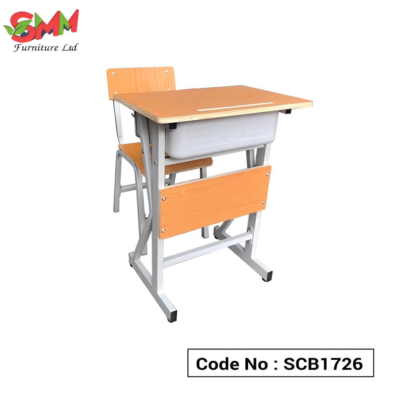 SCHOOL-FURNITURE-03 New Design School Desk and Chair | SCB1726 - Image 1
