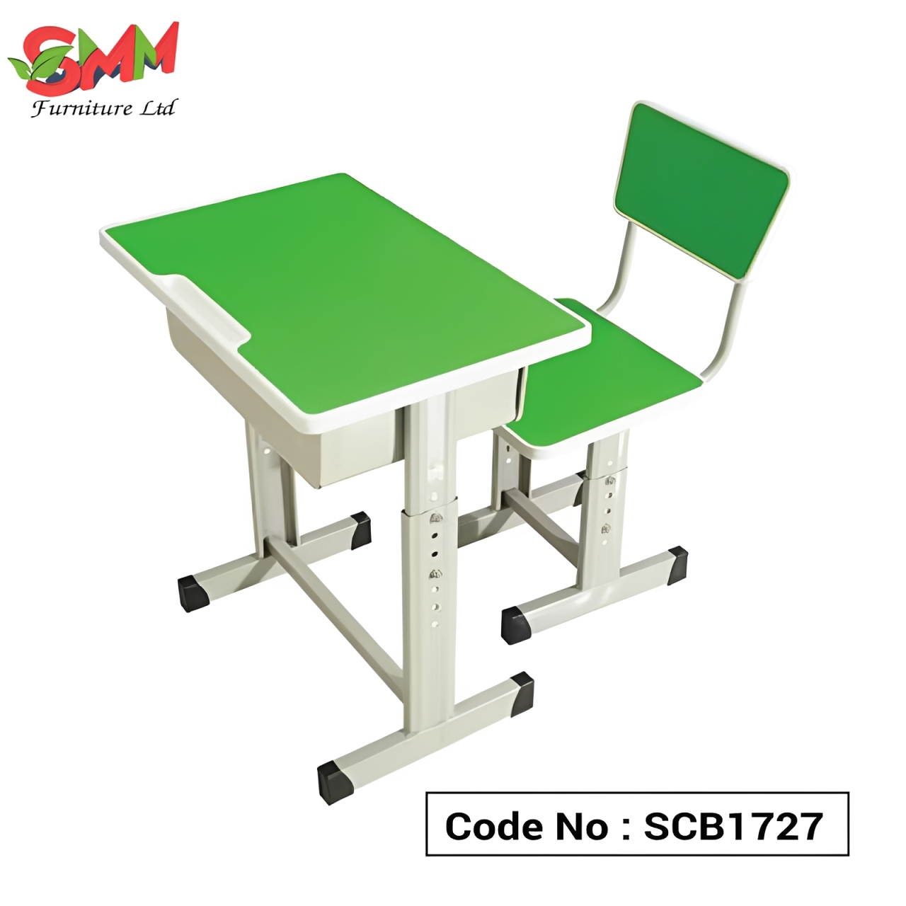 SCHOOL-FURNITURE-034 Modern Classroom Furniture Desk Chair Seat Table for College and High School