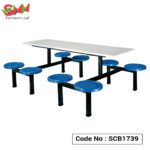Canteen Table & Chairs for 8 Students | SCB1739