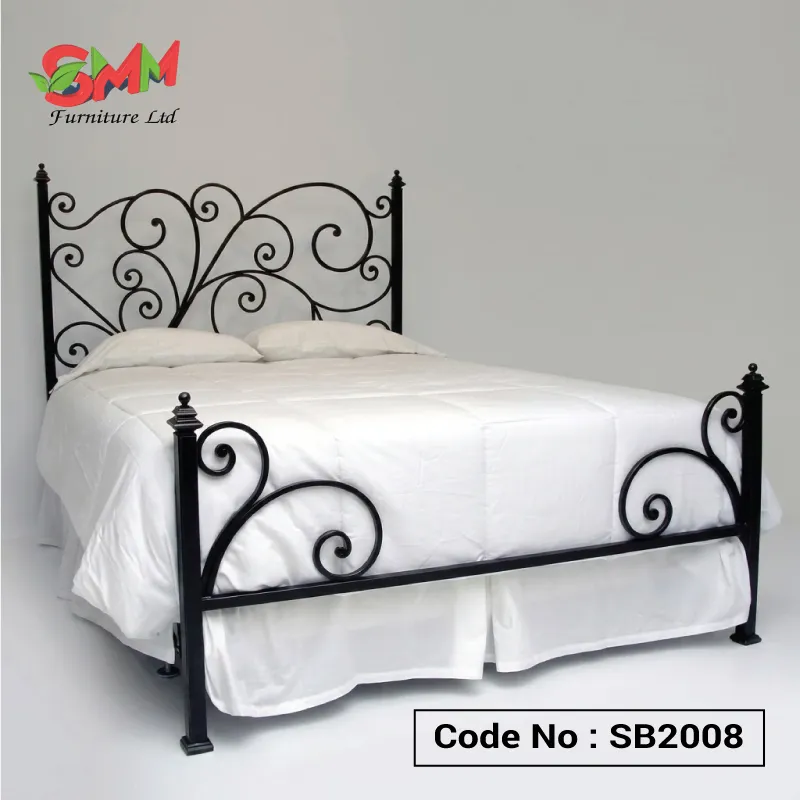 Heavy Duty Steel Bed for Home, Hostel & Dormitory